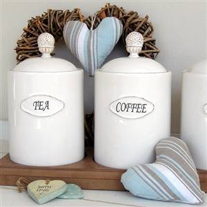 French style tea coffee sugar