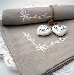 Linen napkins x 6