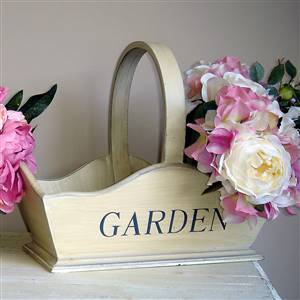 Country chic medium garden trug