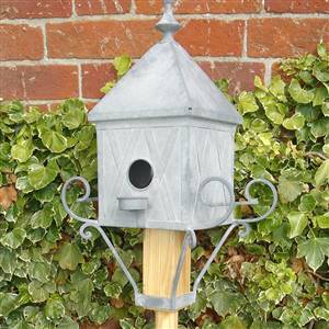 Bird house on a pole