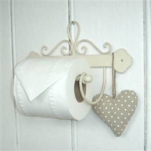 French scroll toilet roll holder