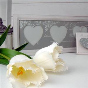 4 heart photo frame