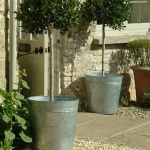 Galvanised planter DISCONTINUED