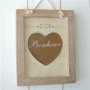 Heart hanging frame