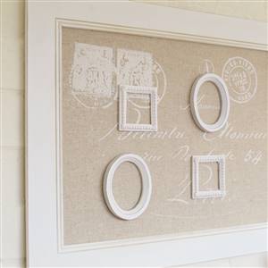 4 picture frame memo board