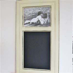 Photo memo chalk blackboard