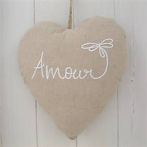 Large French AMOUR heart
