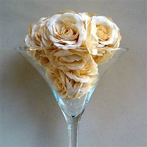 Medium martini cocktail vase