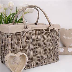 Large willow market bag