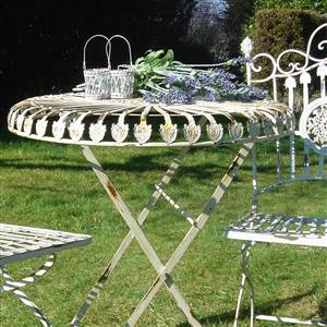 French style garden bistro table