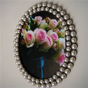 Double pearl oval frame SECONDS