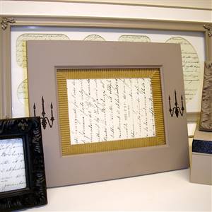 Chandelier landscape photo frame