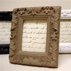 Small taupe picture frame