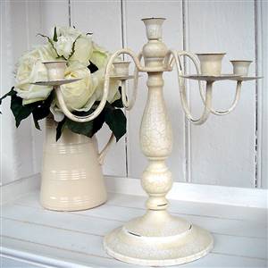Cream candelabra | Bliss and Bloom