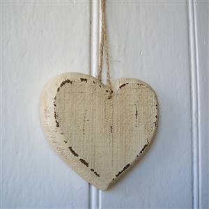 Rustic wooden heart