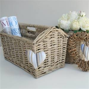 Willow magazine basket