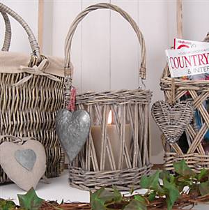Large willow candle holder