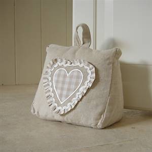Door stop with heart