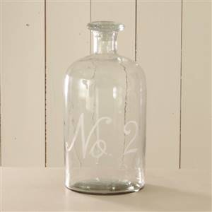 No 2 clear glass bottle