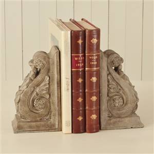 2 decorative book ends