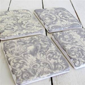 Set of 4 decorative coasters