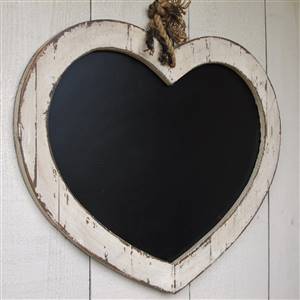 Huge heart memo blackboard