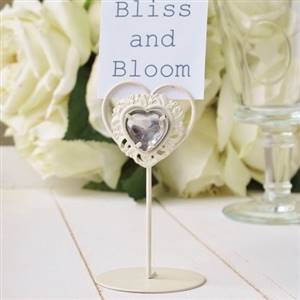 Heart name card holder x1 SECONDS