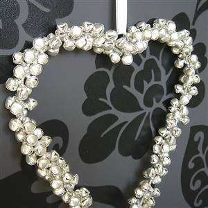 Heart with bells - large
