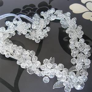 Large hanging crystal heart