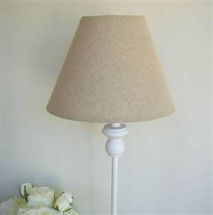 Beige linen shade