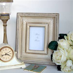 Cream photo frame