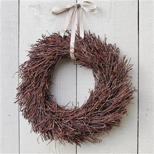 Plain willow circle wreath