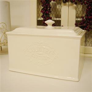 Cream bread bin