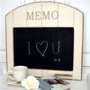 Wooden memo/blackboard