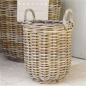 Willow rattan bin basket