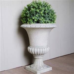 Urn Planter Pot Holder Grey Stone